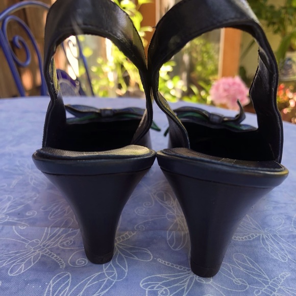 Giorgio Pacini Vintage Bow Slingback Pumps Made in Italy - Picture 7 of 8